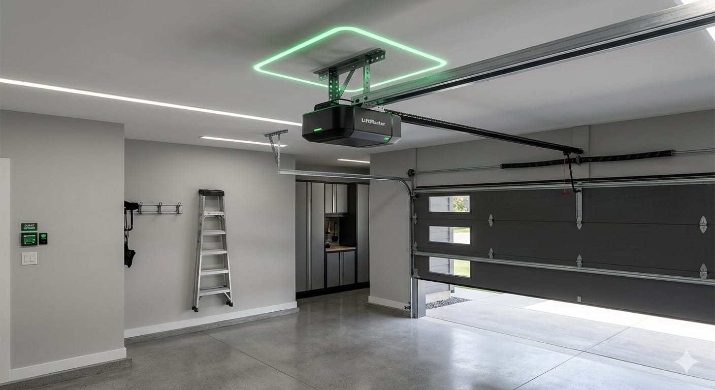 Garage door cable and track repair service